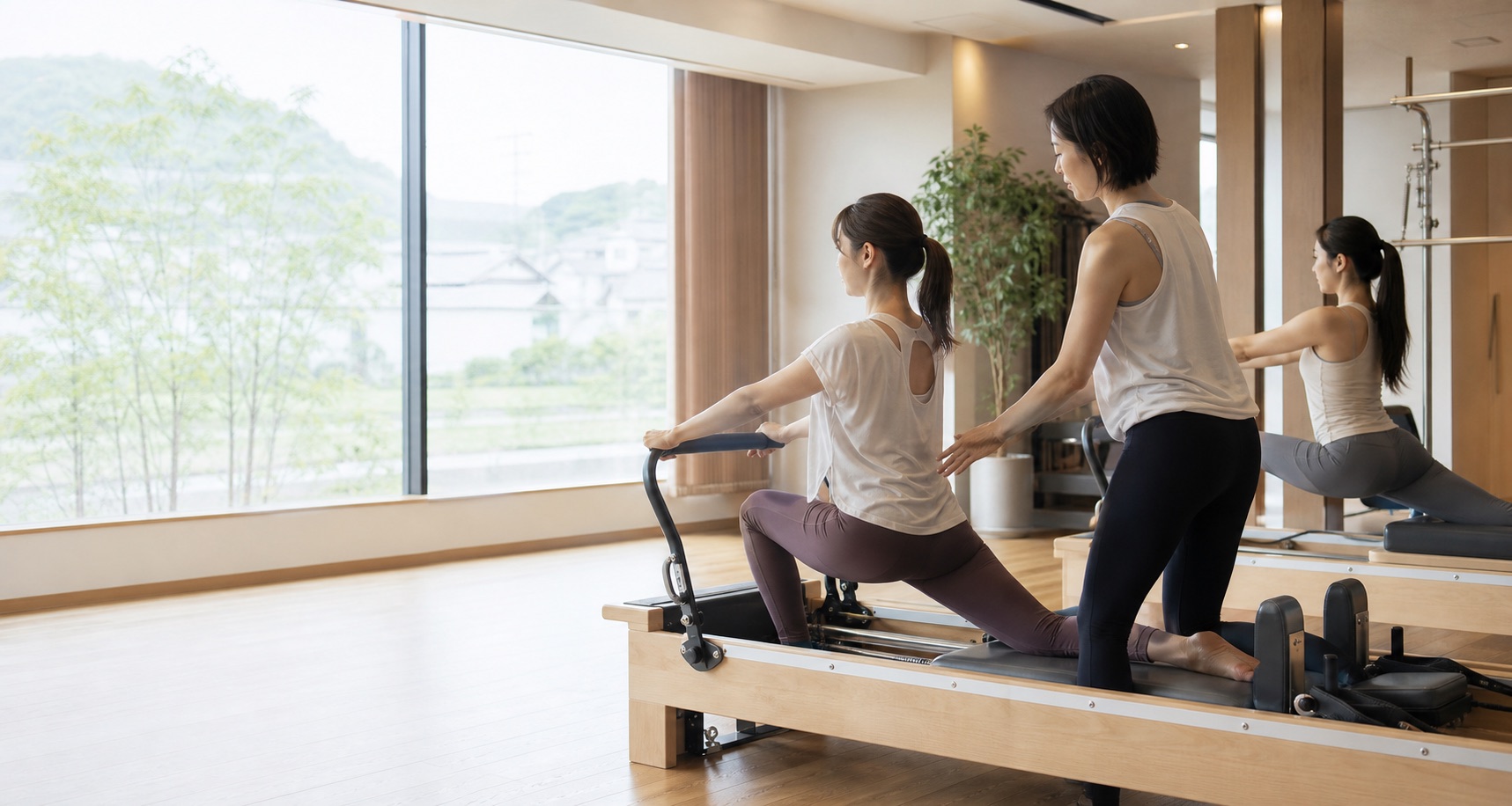 LUMINA PILATESのスタジオ内観